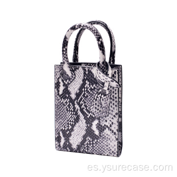 Snake Mini Tote Women Mujer Vintage Crossbody Bag bolso